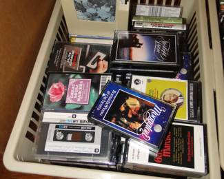 And tapes and CD's too