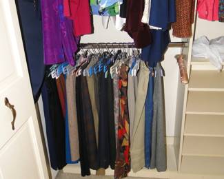Lots of women's clothing