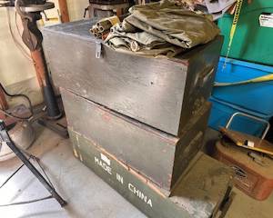 old military trunks