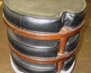 MCM Stackable Ottomans