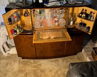 Mid Century Bar Cabinet