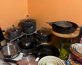 Cast iron pans