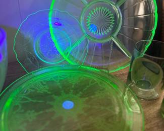 Uranium glass