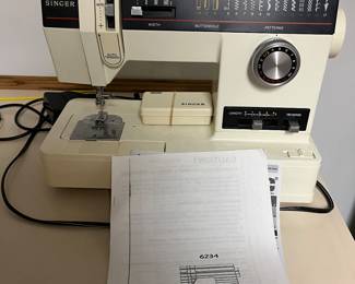 Singer sewing machine.