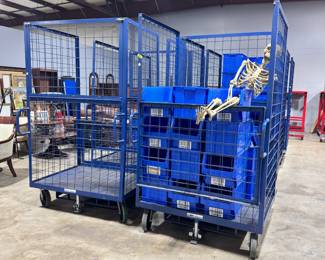 Commercial Metal Bins on Wheels Orlando Estate Auction