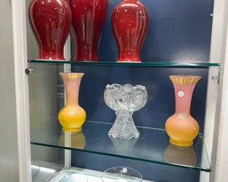 Vases and Glassware & Steuben Bowls Orlando Estate Auction