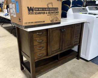 Bathroom Vanity and Brushless Scarifier and Dethatcher Orlando Estate Auction