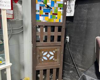 Stain glass Grandfather Clock Orlando Estate Auction