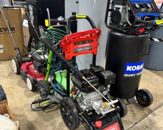 Pressure Washer, Air compressor and Lawn Mowers Orlando Estate Auction