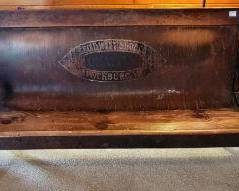 Bench: George D. Witt Quality Shoes, Lynchburg, VA