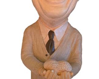 President Jimmy Carter chalkware figure
