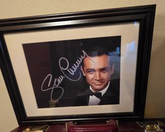 Sean Connery autographed photo