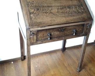 Vintage drop front small desk
