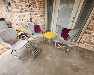 mcm chairs, table