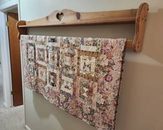 Quilt quilt rack