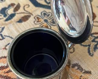 Cobalt glass lined
