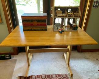 Trestle table - nice size for condo