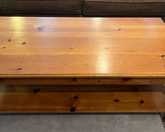 Pine coffee table