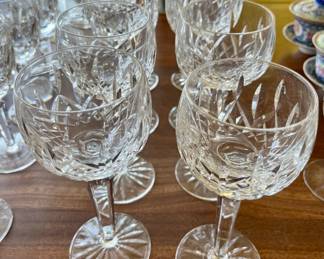 Waterford Lismore wine hocks - set of 8
