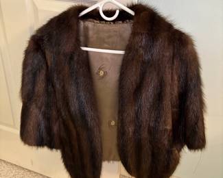 Vintage Mink Stole Cape
