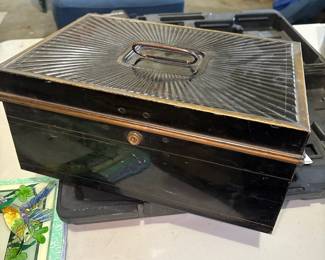metal bankers cash box