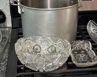 American Brilliant Period Cut Glass Bowl