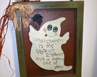 Halloween Wooden Wall Decor
