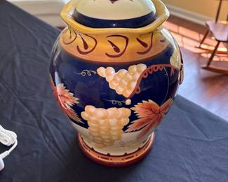 Nonni's Biscotti Jar - ceramic cookie jar