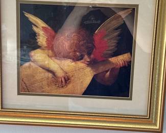 "Cherub Playing a Lute" by Rosso Fiorentino - 1521