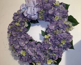 hydrangea wreath