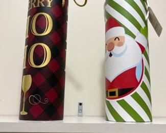Christmas wine bottle holders