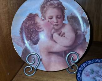 "The First Kiss" Collector Plate Cherubs of Innocence series
