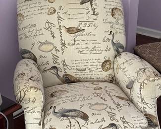 Sunset Trading Bird Script Recliner
