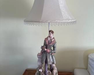 antique Bisque Table Lamp