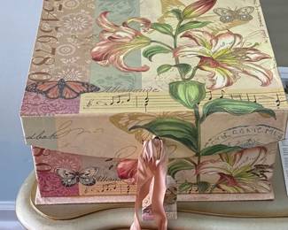 Decorative Floral Keepsake Box