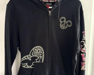 Disney Parks Mickey Mouse Peace Colorful full zip hoodie