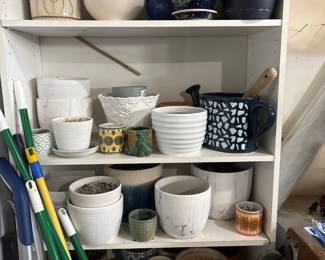 outdoor flower pots