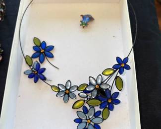Kristina Collection Jewelry Flower Inspired Necklace