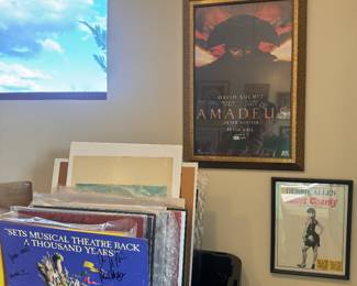 Huge Collection of Signed & Unsigned Framed Broadway Posters