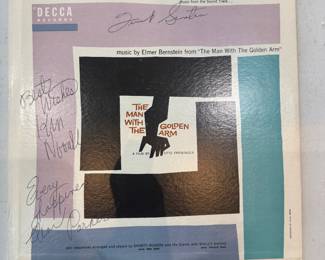 The Man With The Golden Arm Soundtrack - Autographed by Frank Sinatra