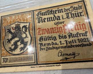 Collection of 1921 German Emergency Currency
