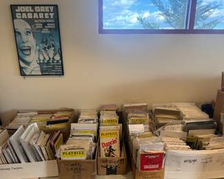 Huge Collection of Signed & Unsigned Broadway Playbills