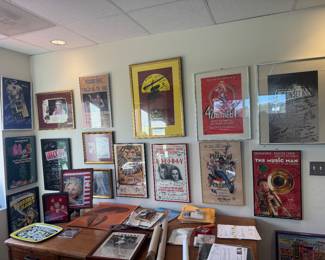 Huge Collection of Signed & Unsigned Framed Broadway Posters