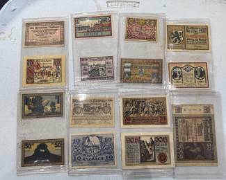 Collection of 1921 German Emergency Currency