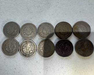 1912-P Liberty Head Nickels