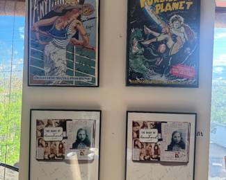 Huge Collection of Signed & Unsigned Framed Broadway Posters