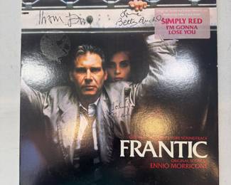 Motion Picture Soundtrack - Frantic - Autographed by Harrison Ford