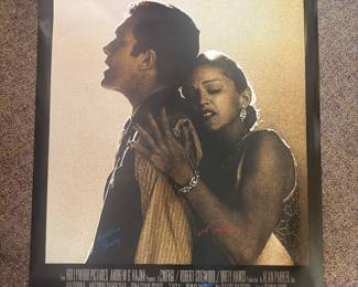 DXP15 Evita Original Movie Poster, Signed, COA