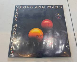 Wings - Venus & Mars - Autographed by Paul McCarthy