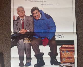 DXP20 Planes, Trains And Automobiles Original Movie Poster, Signed, COA